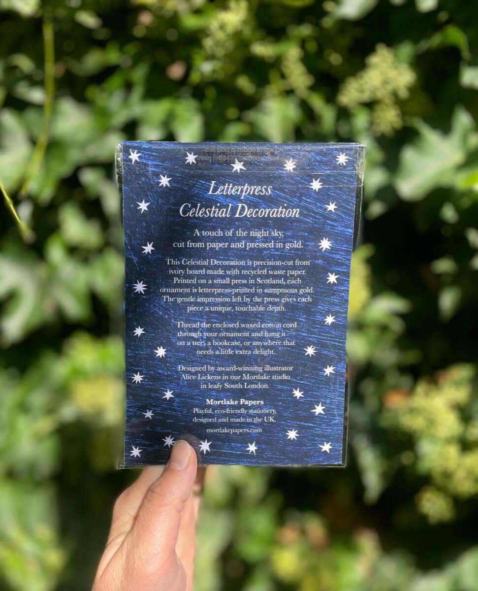 Luxury blue star blue packaging for Christmas ornaments