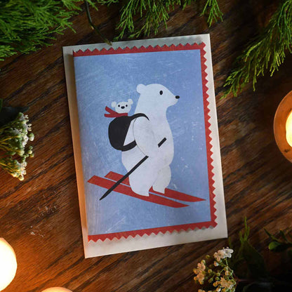 Mama Bear Christmas card