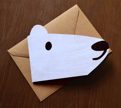 Polar bear card