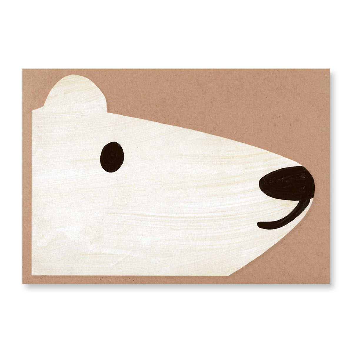 Polar bear card