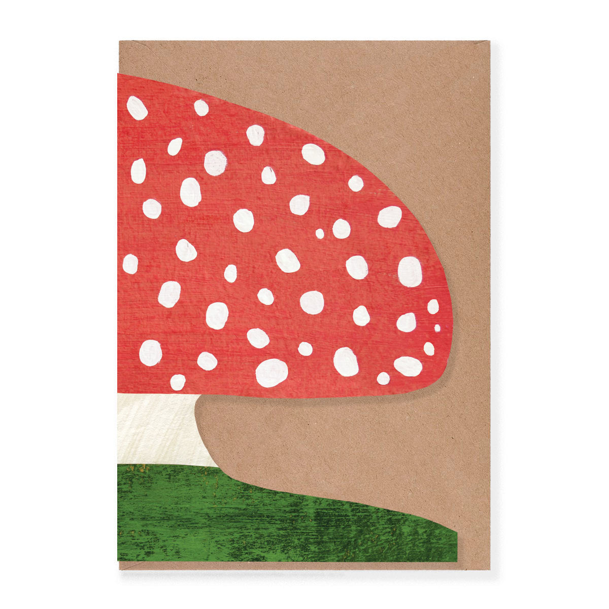 Red mushroom card